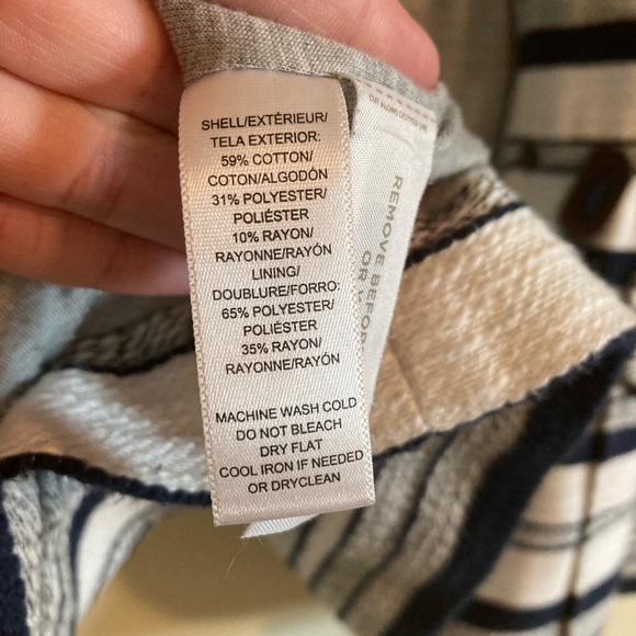 LOFT Nautical Striped Jacket - Picture 6 of 6